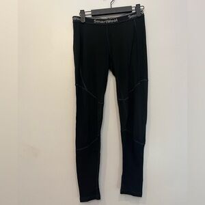 Women’s Black Smartwool Leggings - Medium